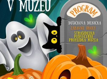 (Halloween v muzeu). 